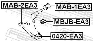 Febest MAB-1EA3