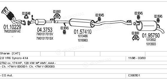 MTS C380501002457