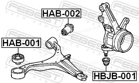 Febest HAB-001