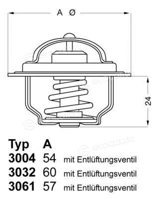 Wahler / BorgWarner 3004.92D1