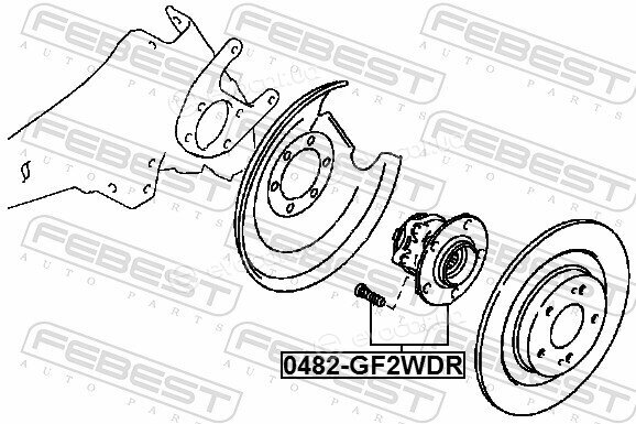Febest 0482-GF2WDR