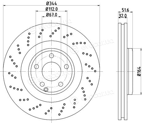 Hella Pagid 8DD 355 126-381