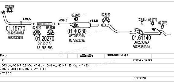 MTS C380370003230