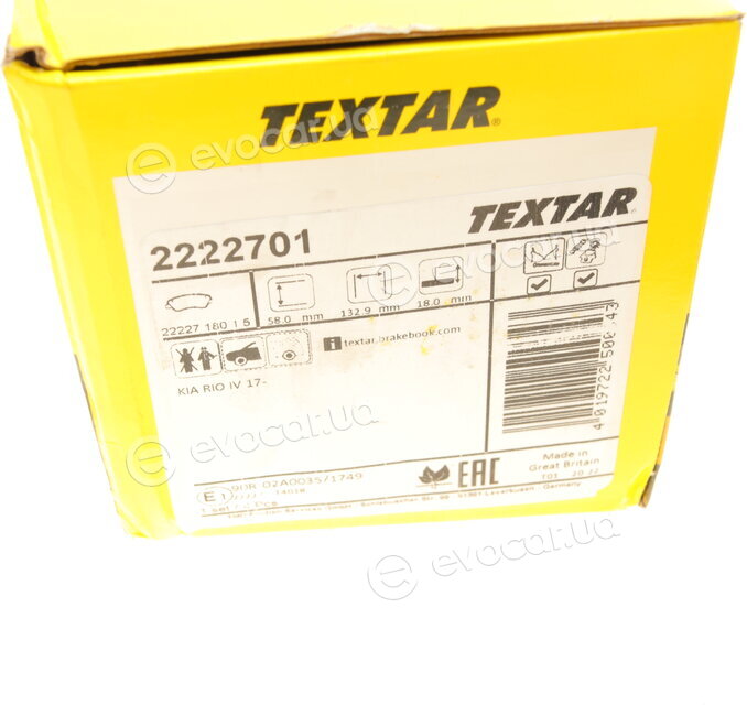 Textar 2222701