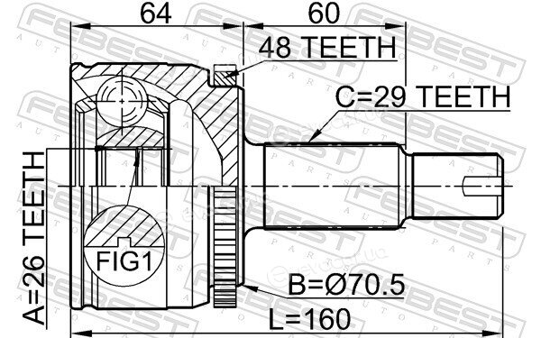 Febest 2910-DIVF