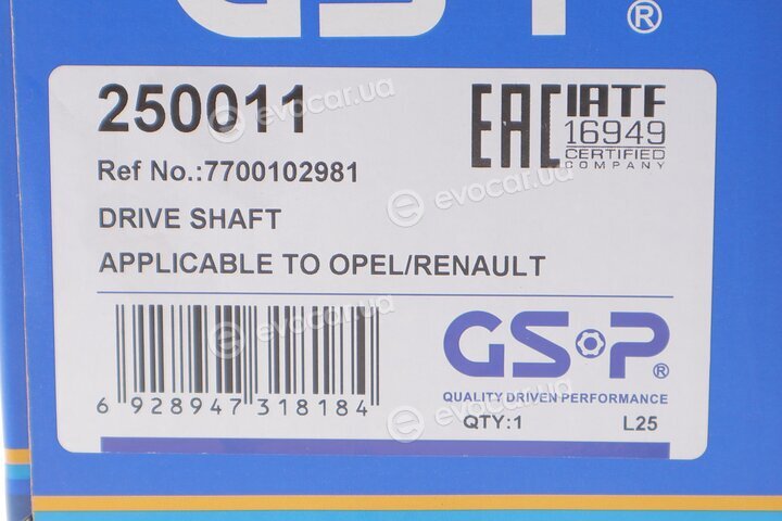 GSP 250011