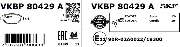 SKF VKBP 80429 A