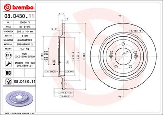 Brembo 08.D430.11
