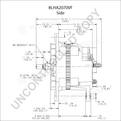 Prestolite 8LHA2070VF