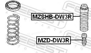 Febest MZSHB-DW3R