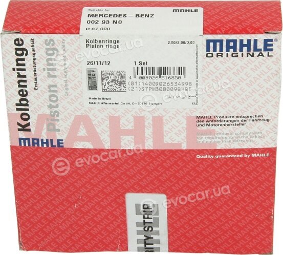 Mahle 002 93 N0