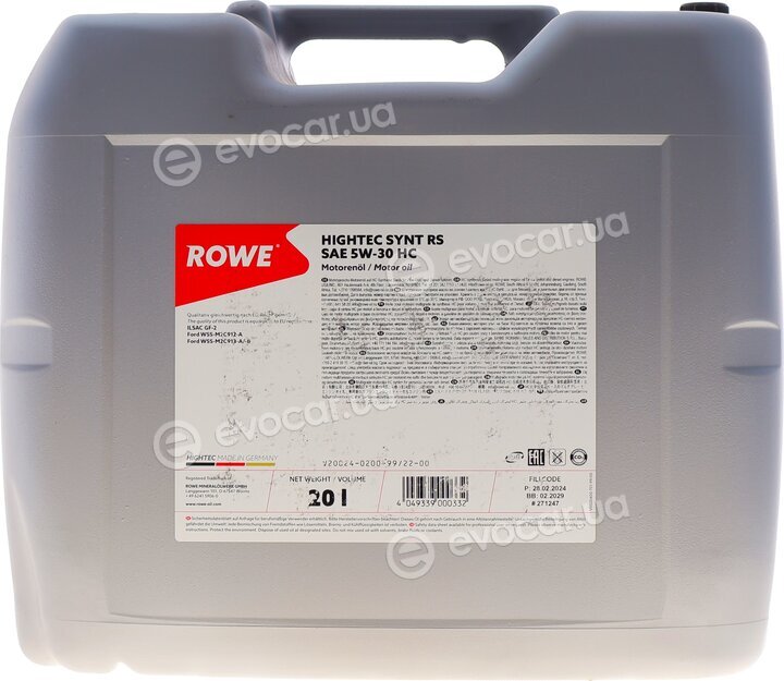 Rowe 20024-0200-99