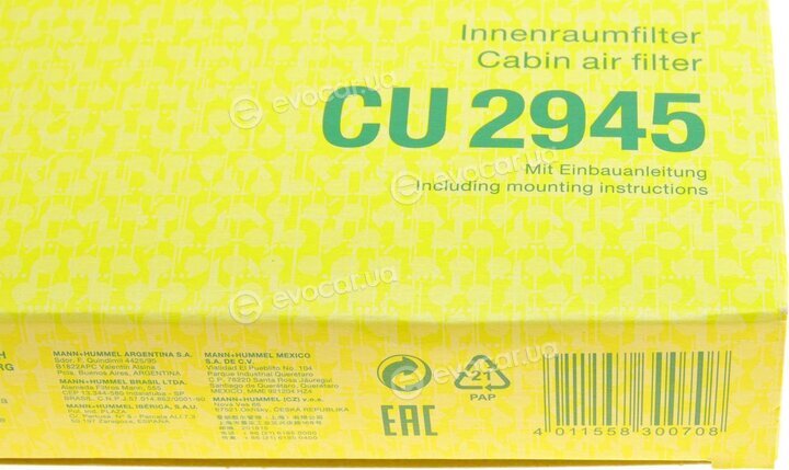 Mann CU 2945