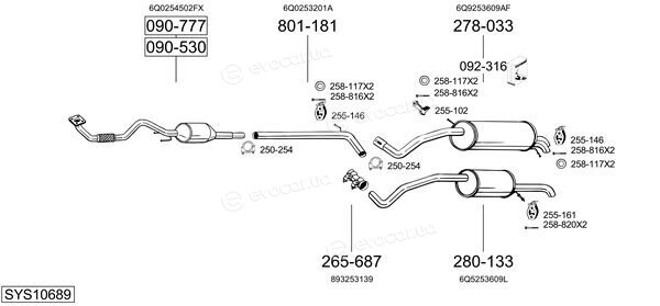 Bosal SYS10689