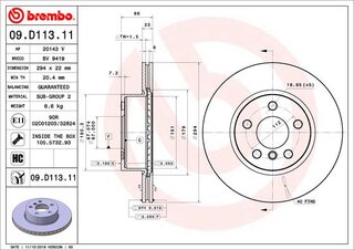 Brembo 09.D113.11