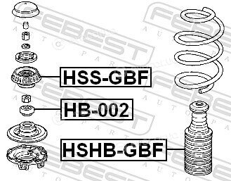 Febest HSHB-GBF
