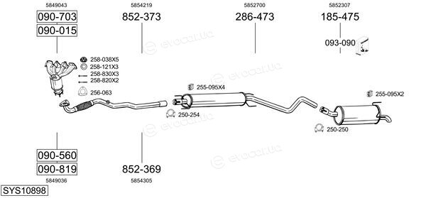 Bosal SYS10898