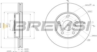 Bremsi CD8653V