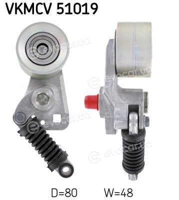 SKF VKMCV 51019