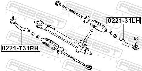 Febest 0221-T31RH