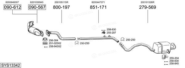 Bosal SYS13342