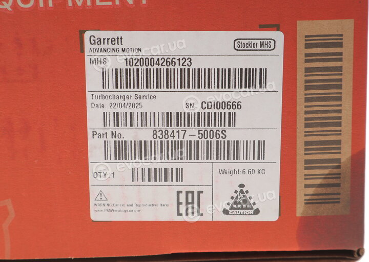 Garrett 838417-5006S