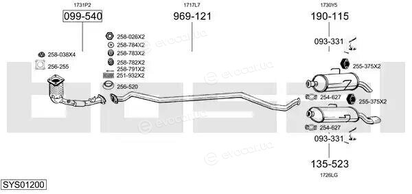 Bosal SYS01200