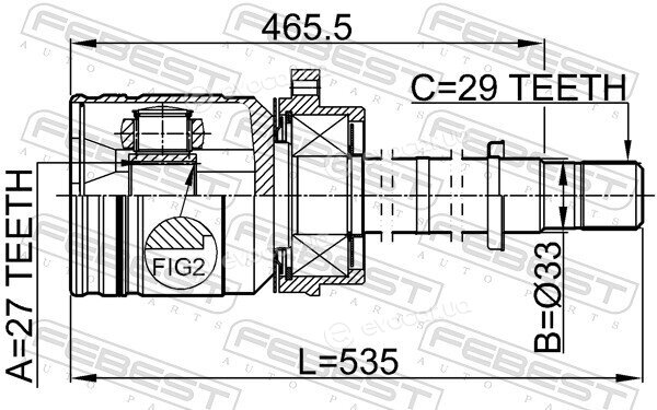 Febest 0211-J31RH