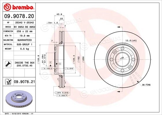 Brembo 09.9078.20