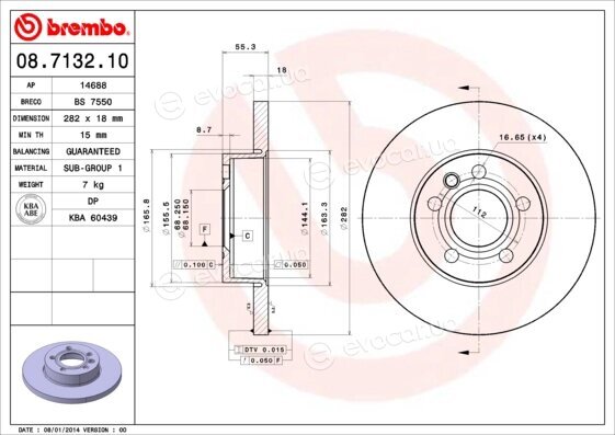 Brembo 08.7132.10
