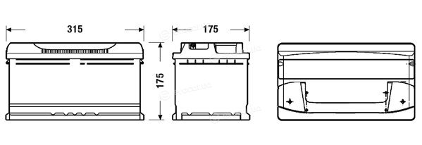 Exide EB802