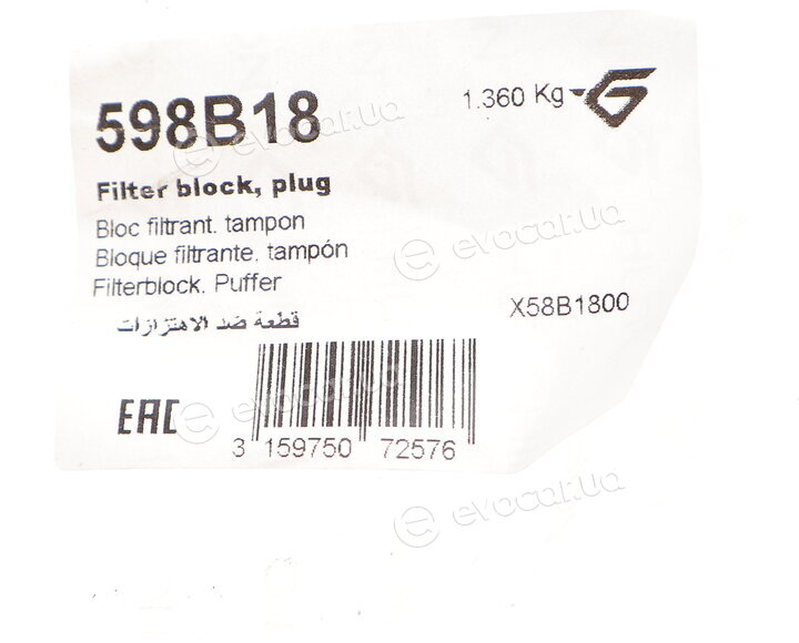 Hutchinson 598B18