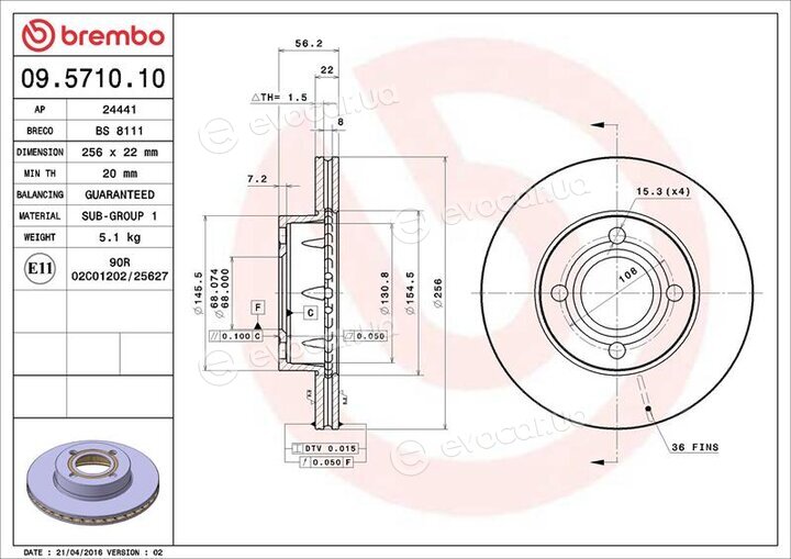 Brembo 09.5710.10