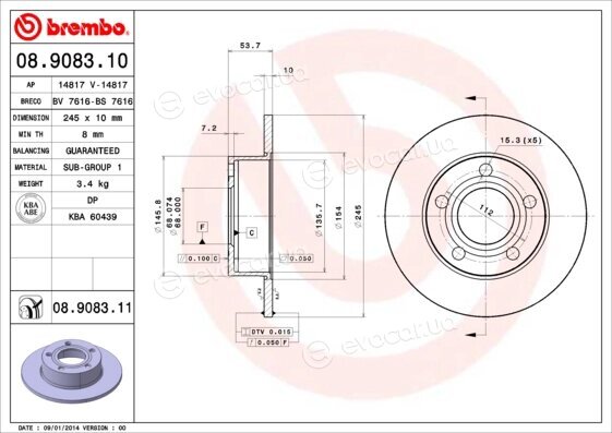 Brembo 08.9083.11