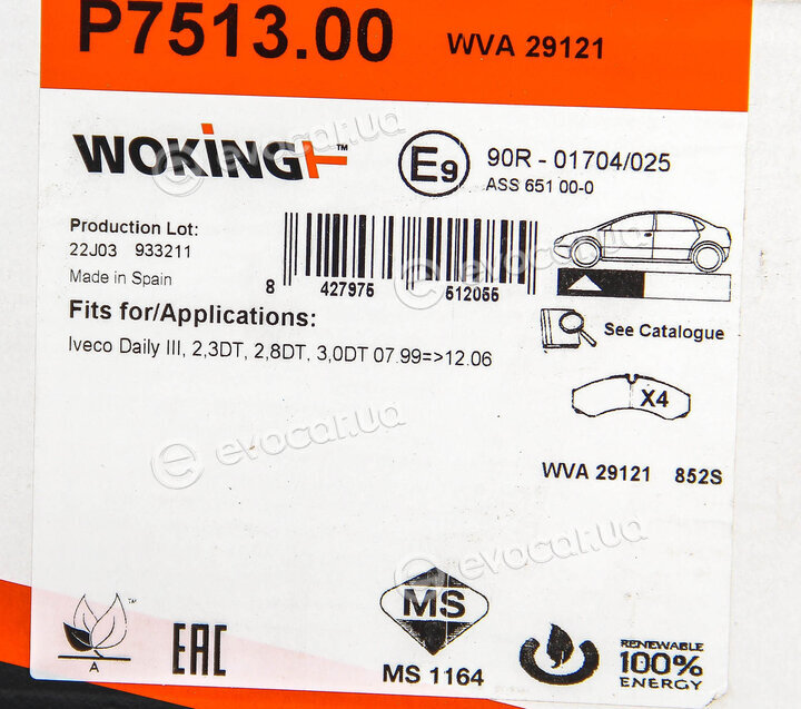 Woking P7513.00