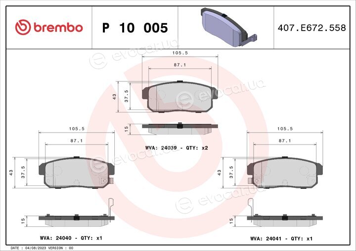 Brembo P 10 005