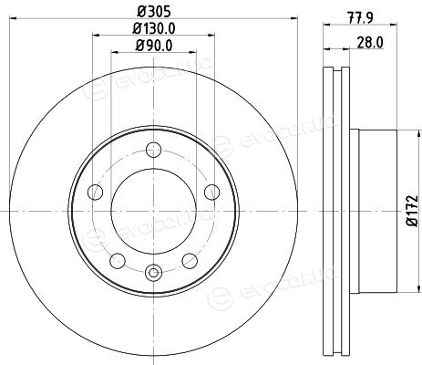 Hella Pagid 8DD 355 108-931