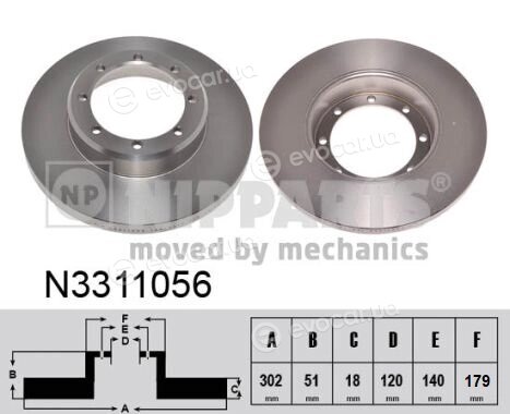 Nipparts N3311056