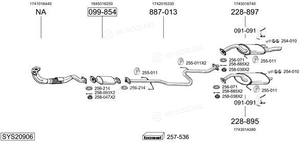 Bosal SYS20906