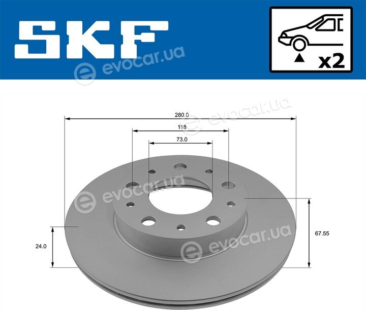 SKF VKBD 80036 V2