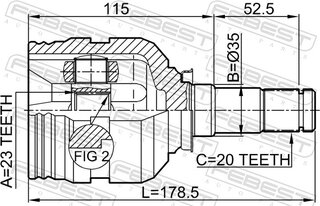 Febest 0111-SXM10LH