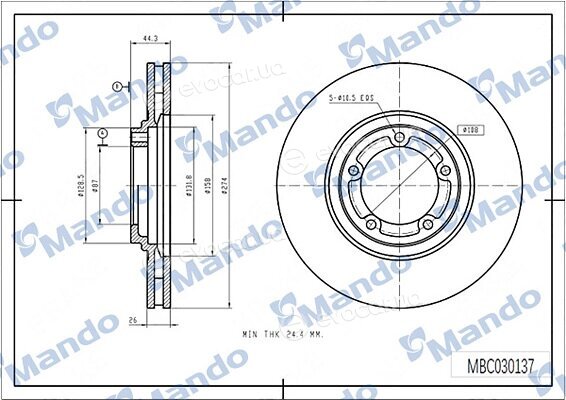 Mando MBC030137