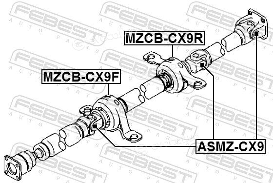 Febest MZCB-CX9R