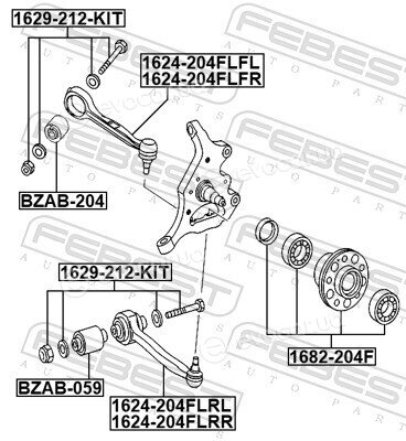 Febest 1624-204FLFR