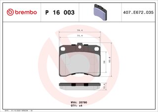 Brembo P 16 003