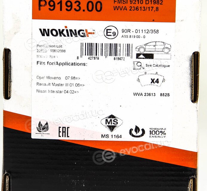 Woking P9193.00