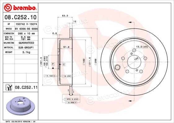 Brembo 08.C252.11