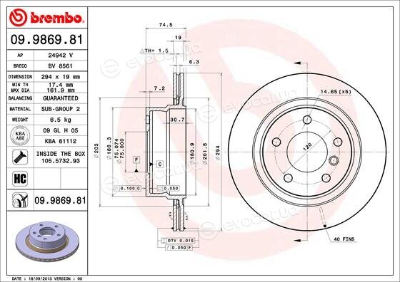 Brembo 09.9869.81