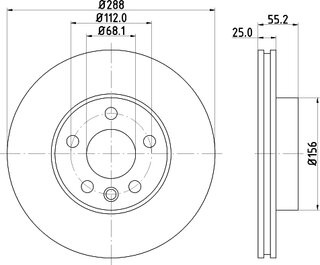 Hella Pagid 8DD 355 104-481