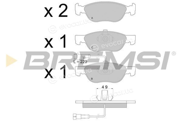 Bremsi BP2667